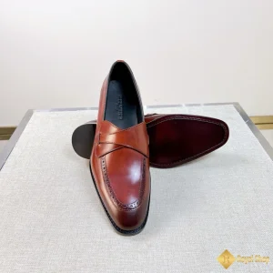 Giày loafer LV nam đỏ tía CKLV24043 hot