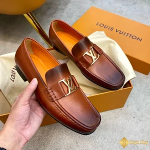 Giày loafer LV nam nâu tía CKLV24091