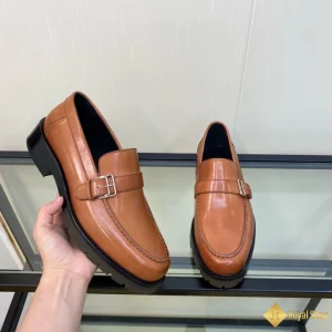 Giày nam loafer Hermes màu nâu CKH425