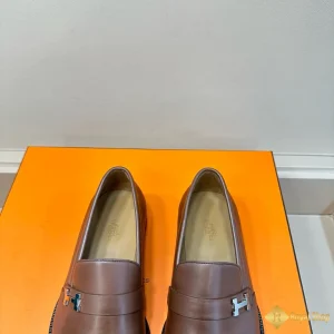 Giày nam loafer Hermes nâu đất CKH430 mới