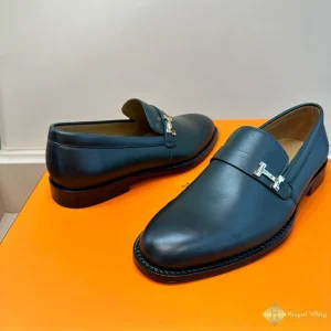 Giày nam loafer Hermes nâu đỏ CKH431 2024