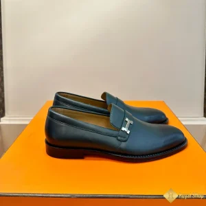 Giày nam loafer Hermes nâu đỏ CKH431