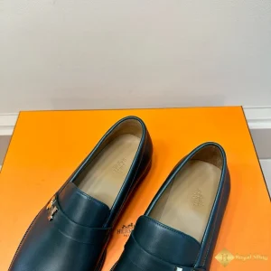 Giày nam loafer Hermes nâu đỏ CKH431 siêu cấp