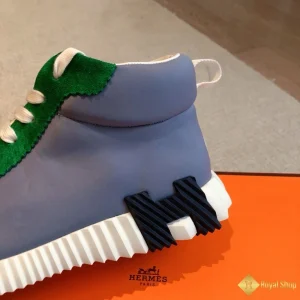 Giày sneaker Hermes nam Hightop green CKH41492 HCM