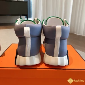 Giày sneaker Hermes nam Hightop green CKH41492 được làm thủ công