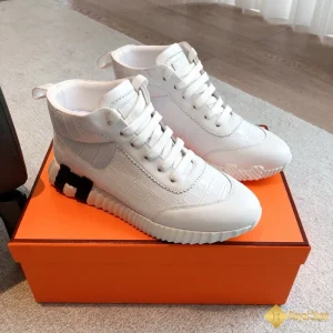 Giày sneaker Hermes nam Hightop trắng CKH41470