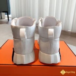 Giày sneaker Hermes nam Hightop trắng CKH41470 siêu cấp