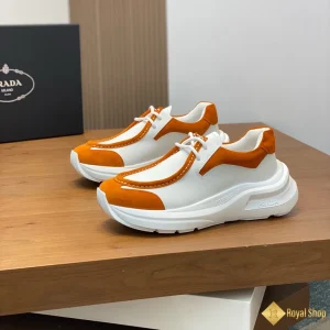 Giày sneaker Prada nam Prax 01 màu cam CKP41442