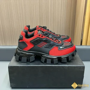 Giày sneaker Prada nam Systeme đỏ đen CKP41296