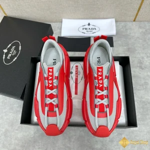 Giày sneaker Prada nam Systeme màu đỏ CKP41283