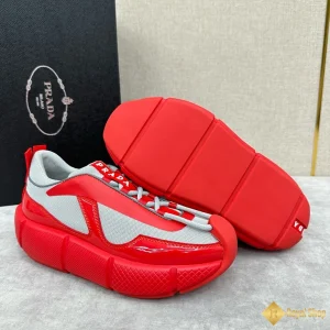 Giày sneaker Prada nam Systeme màu đỏ CKP41283 HCM