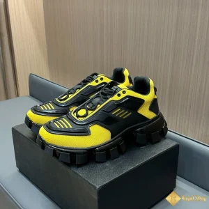 Giày sneaker Prada nam Systeme vàng CKP41291 được làm thủ công