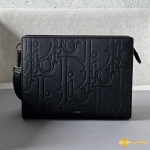 Túi Clutch Dior nam Gravity màu đen 8035