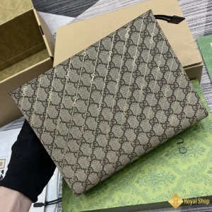 Túi Clutch Gucci nam hoạ tiết GG Supreme 774345 mới