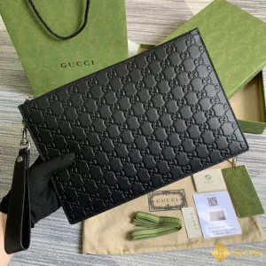 Túi Clutch Gucci nam màu đen 473963 hot