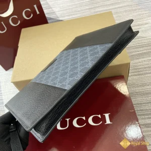 Túi Clutch Gucci nam  màu xám phối đen 795487 like auth