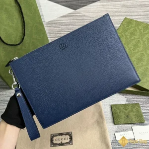 Túi Clutch Gucci nam xanh đậm 475317