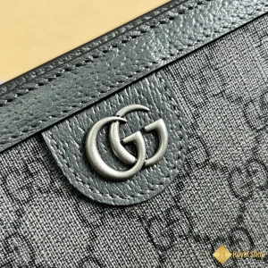 Túi Clutch nam Gucci GG Supreme màu xám760243 cao cấp