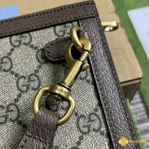 Túi Clutch nam Gucci GG Supreme viền nâu 760243 Hà Nội