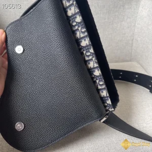 Túi Dior nam đeo chéo Messenger màu xanh đen 9386 chính hãng