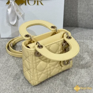 Túi Dior nữ Lady Mini màu vàng 111215 like auth