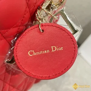 Túi Dior nữ Lady My ABCDior đỏ tươi 111217 11