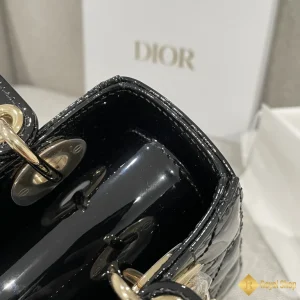 Túi Dior nữ Lady màu đen bóng M0531 giá rẻ