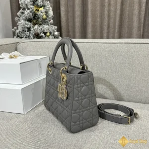 Túi Dior nữ Lady xám khoá vàng 111205 cao cấp