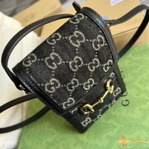 Túi Gucci Horsebit 1955 mini màu đen 625615 HCM