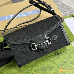 Túi Gucci Horsebit 1955 mini màu đen 699296