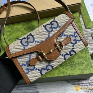 Túi Gucci Horsebit 1955 mini viền nâu 699296