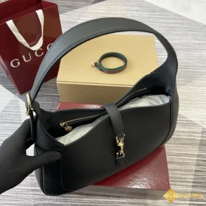 Túi Gucci Jackie large shoulder màu đen 813650 siêu cấp