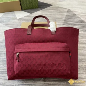 Túi Gucci Large GG tote màu đỏ 802166