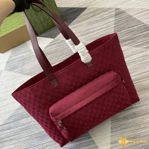 Túi Gucci Large GG tote màu đỏ 802166 HCM