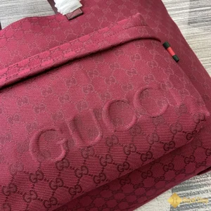 Túi Gucci Large GG tote màu đỏ 802166 like auth