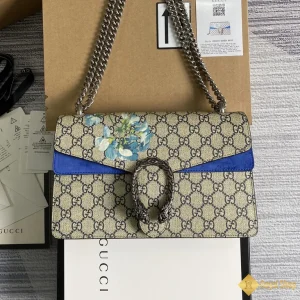 Túi Gucci nữ Dionysus mau be phối xanh 400249