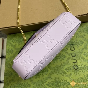 Túi Gucci nữ GG super mini shoulder màu tím 781554 2024