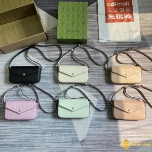 Túi Gucci nữ GG super mini shoulder màu trắng 772794 chính hãng