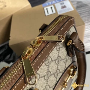 Túi Gucci nữ Horsebit 1955 Mini be phối nâu 640716 HCM