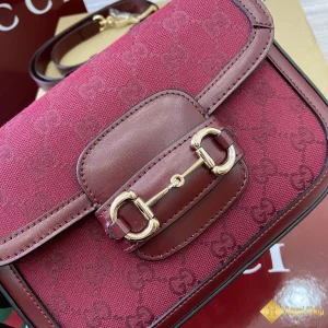 Túi Gucci nữ Horsebit 1955 mini màu đỏ 658574 Hà Nội