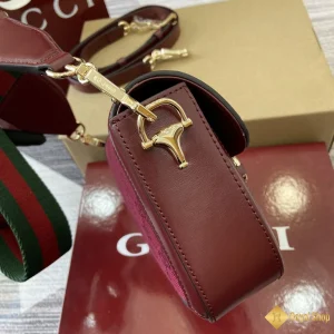 Túi Gucci nữ Horsebit 1955 mini màu đỏ 658574 siêu cấp