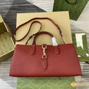 Túi Gucci nữ Medium Tote with hook closure đỏ tươi 795282