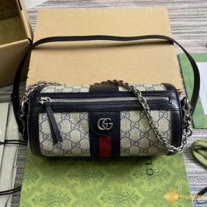 Túi Gucci nữ Ophidia small shoulder viền xanh đen 795194