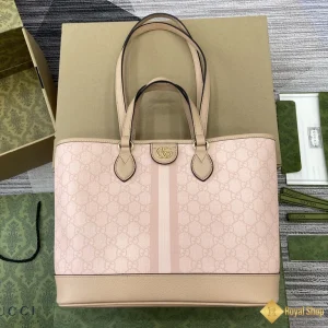 Túi Gucci nữ Ophidia small tote màu hồng 765043