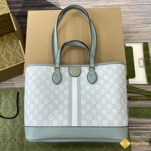 Túi Gucci nữ Ophidia small tote màu xanh765043