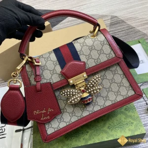 Túi Gucci nữ QueenMargaret viền đỏ 476541