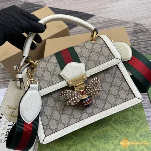 Túi Gucci nữ QueenMargaret viền trắng 476541