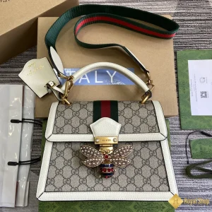 Túi Gucci nữ QueenMargaret viền trắng 476541 đẹp