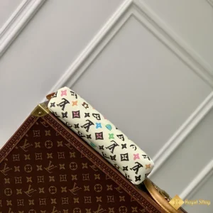 Túi LV nam Pochette Voyage Souple trắng M83568 like auth