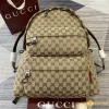 Túi balo nam Gucci Medium backpack màu be 800265